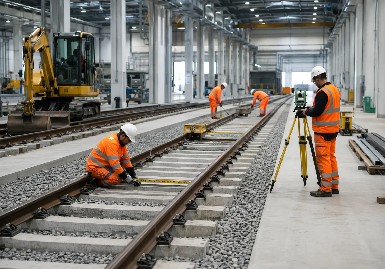 Construcție și reabilitare linii feroviare industriale